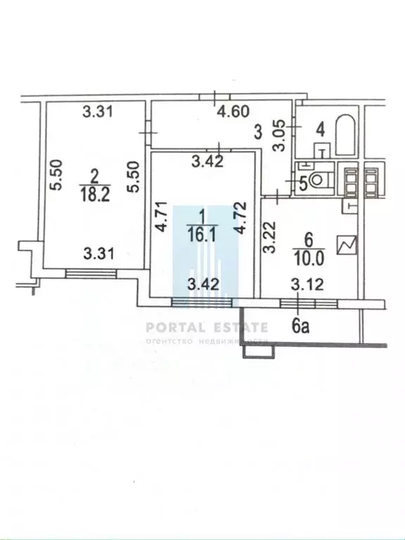 2-к кв. Москва ул. Кварцевая, 4к4 (57.5 м) - Фото 2