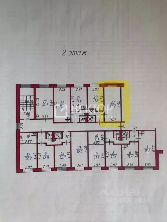 Комната Ивановская область, Ивановский муниципальный округ, с. ... - Фото 2