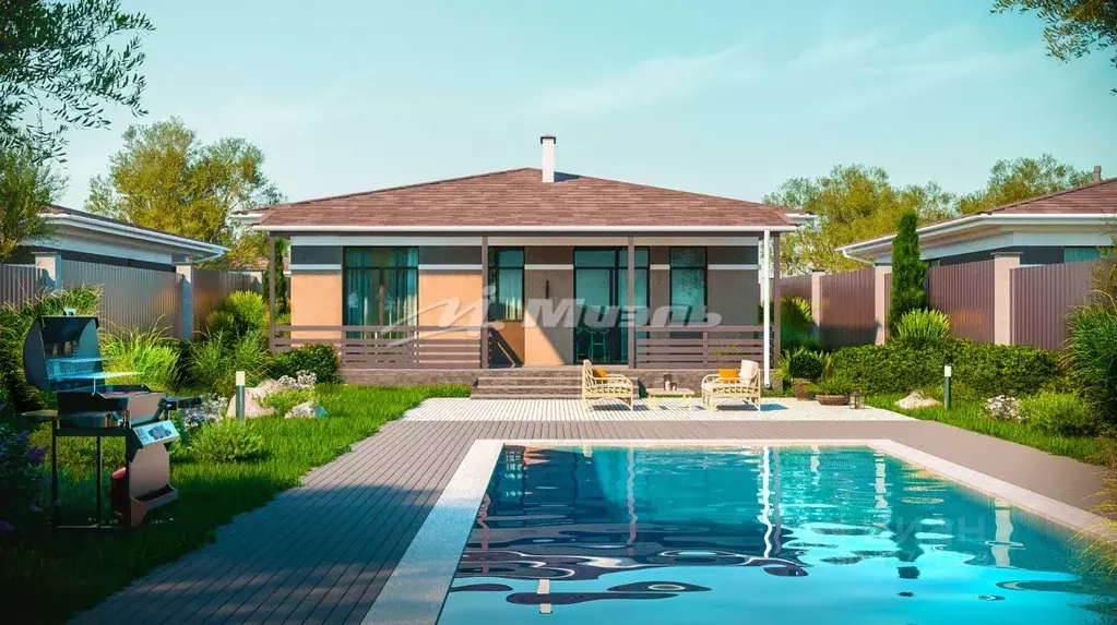 Коттедж в Крым, Симферопольский район, Мирновское с/пос, с. Белоглинка ... - Фото 1