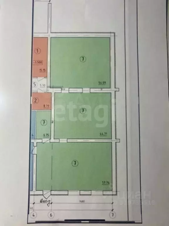 Помещение свободного назначения в Коми, Сыктывкар Тентюковская ул., 78 ... - Фото 2