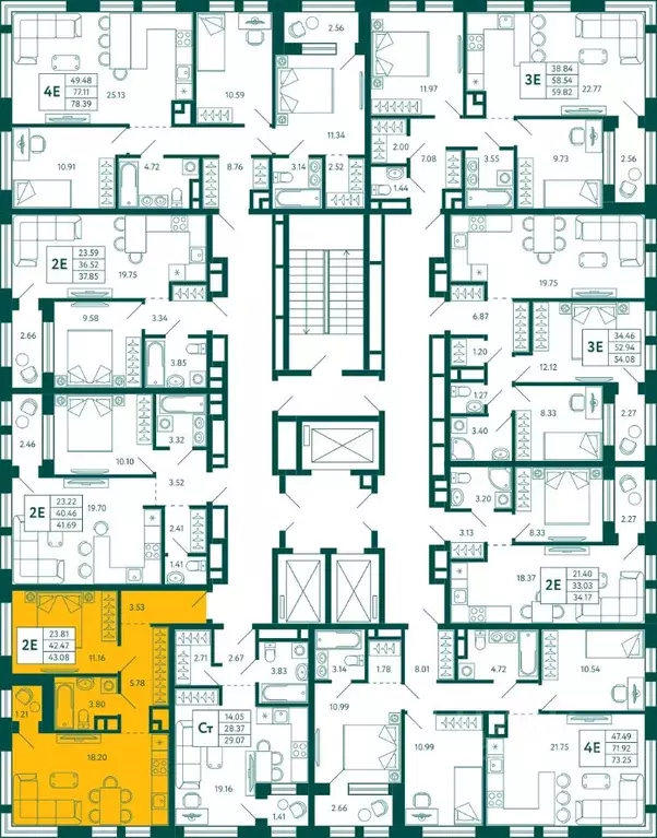 1-к кв. Башкортостан, Уфа Зеленая Роща жилрайон, Терле Парк жилой ... - Фото 2