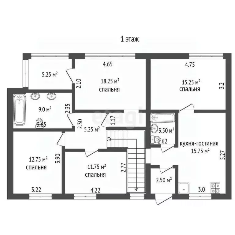 Дом в Севастополь ул. Курская, 10 (274 м) - Фото 2