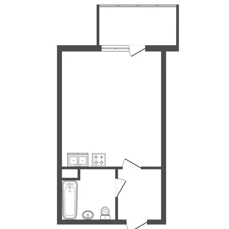 Квартира-студия: Санкт-Петербург, Ириновский проспект, 32 (26.03 м) - Фото 2