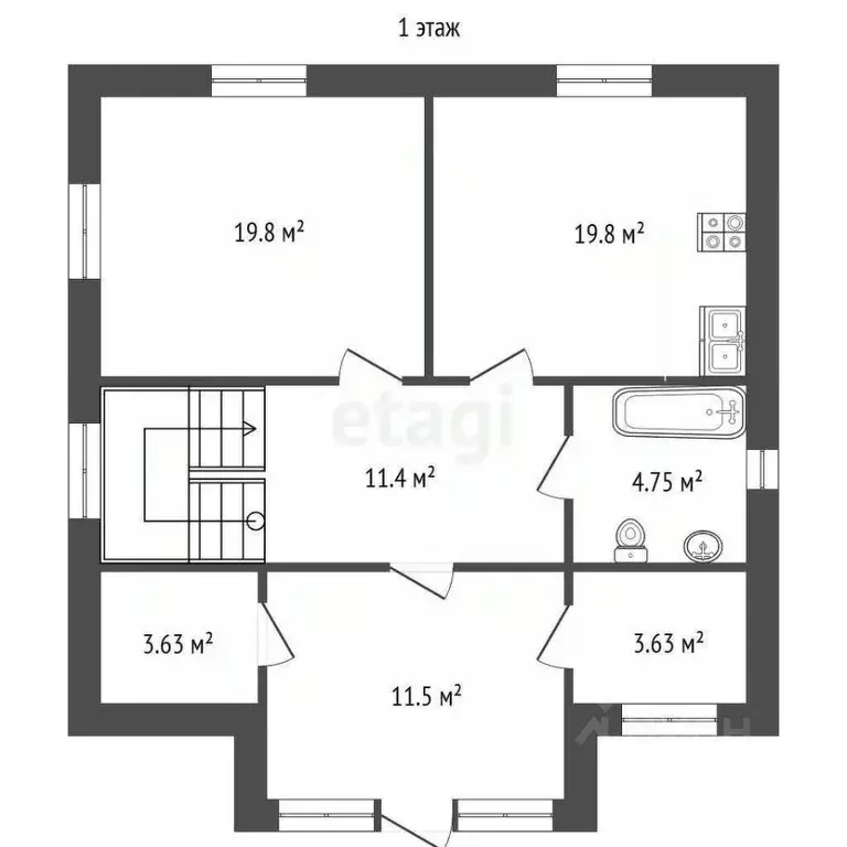Дом в Камчатский край, Елизовский муниципальный округ, Звездочка СНТ  ... - Фото 2