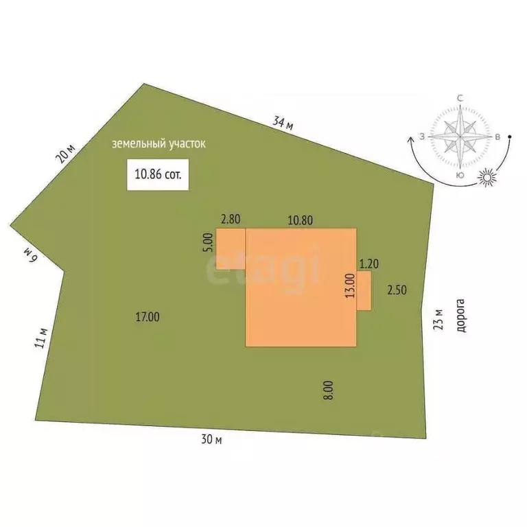 Дом в Калужская область, Ферзиковский район, Грабцево с/пос, с. ... - Фото 2