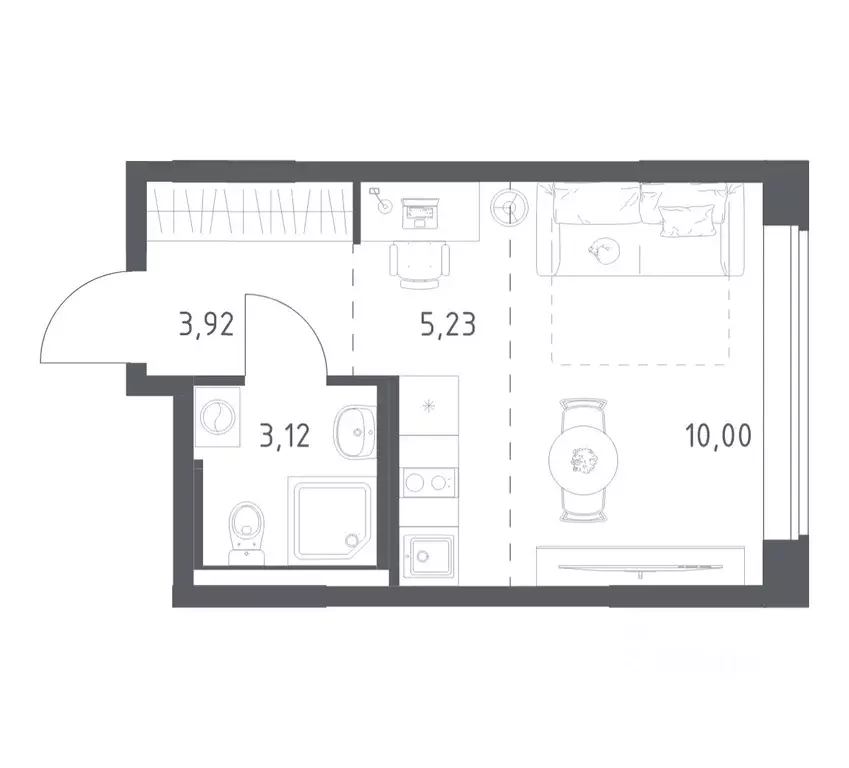 1-к кв. Московская область, Химки городской округ, д. Юрлово Пятницкие ... - Фото 1