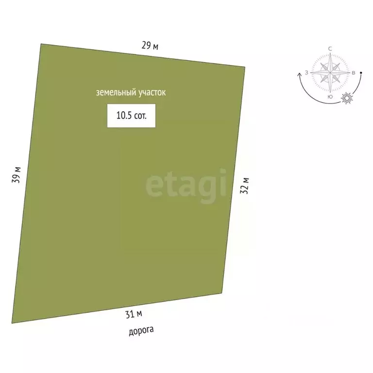 Участок в Саха (Якутия), Якутск городской округ, с. Тулагино  (10.5 ... - Фото 2