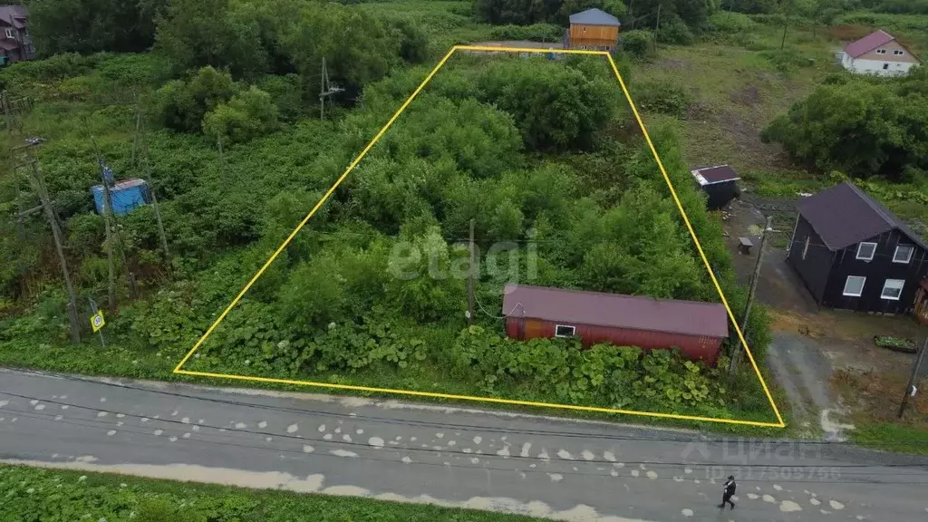 Участок в Сахалинская область, Южно-Сахалинск городской округ, с. ... - Фото 1