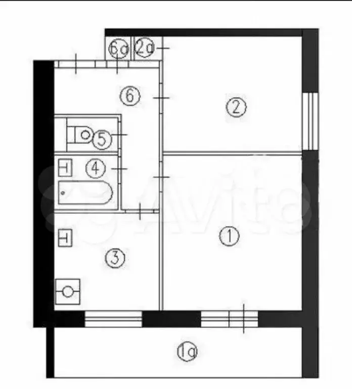 2-к. квартира, 40 м, 6/14 эт. - Фото 0