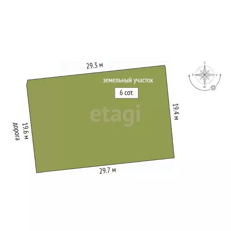 Участок в Крым, Феодосия Колос СПК, ул. Победы (6.0 сот.) - Фото 2