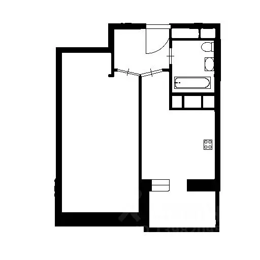 1-к кв. Москва Внуковское поселение, бул. Андрея Тарковского, 7 (45.0 ... - Фото 2