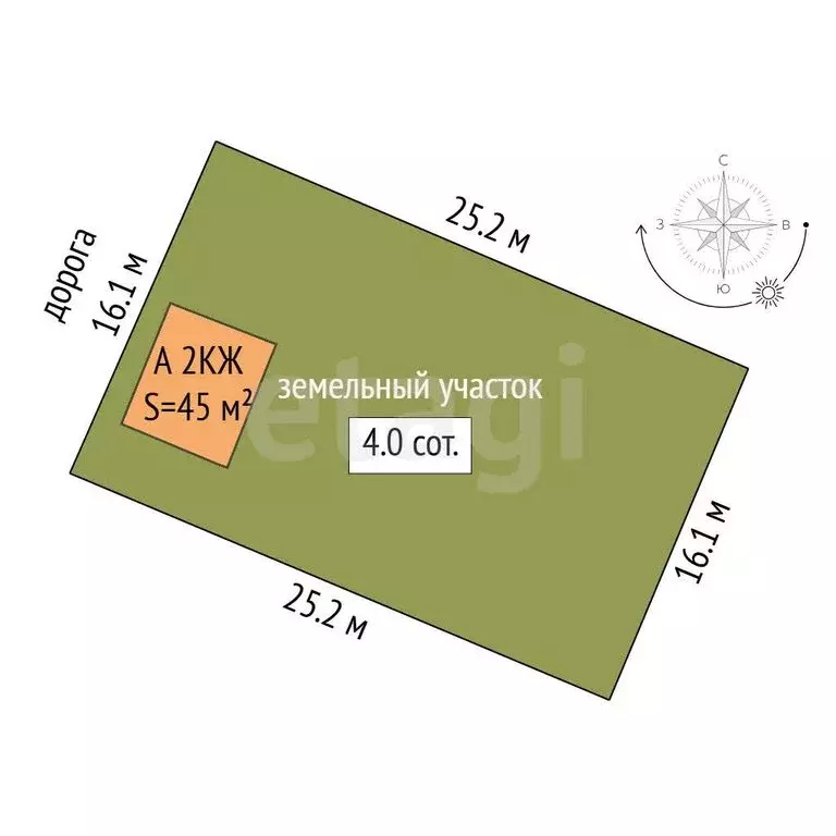 Дом в Тюмень, территория СОСН Геолог-1 (45 м) - Фото 1