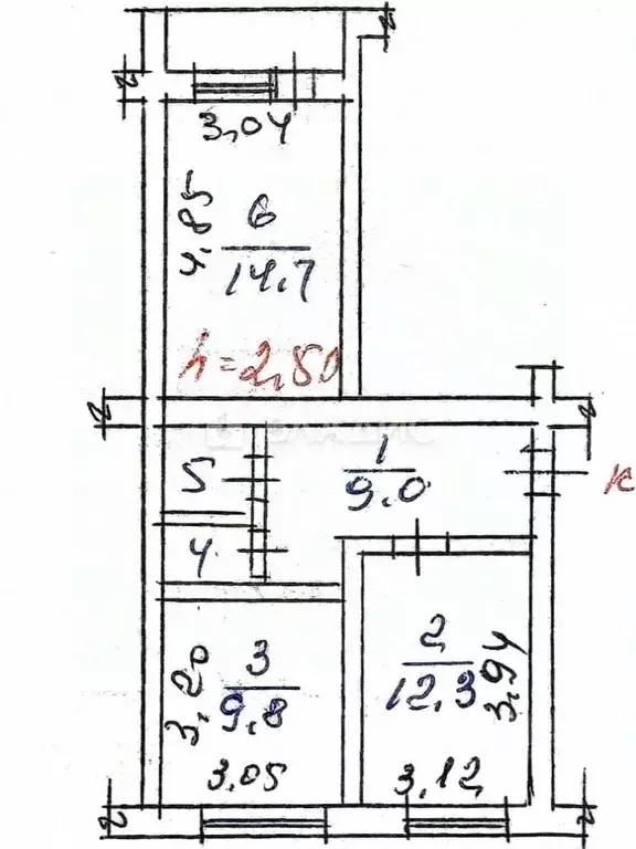 2-к кв. Пензенская область, Пензенский район, Богословский сельсовет, ... - Фото 1