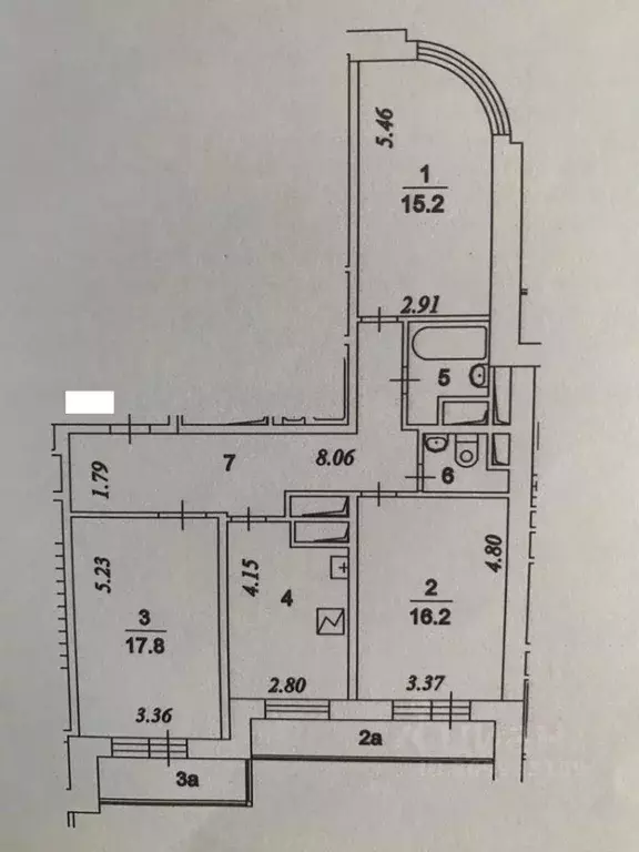 3-к кв. Москва ул. Новаторов, 6 (81.0 м) - Фото 0