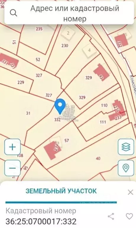 Участок в Воронежская область, Рамонский район, Айдаровское с/пос, с. ... - Фото 1