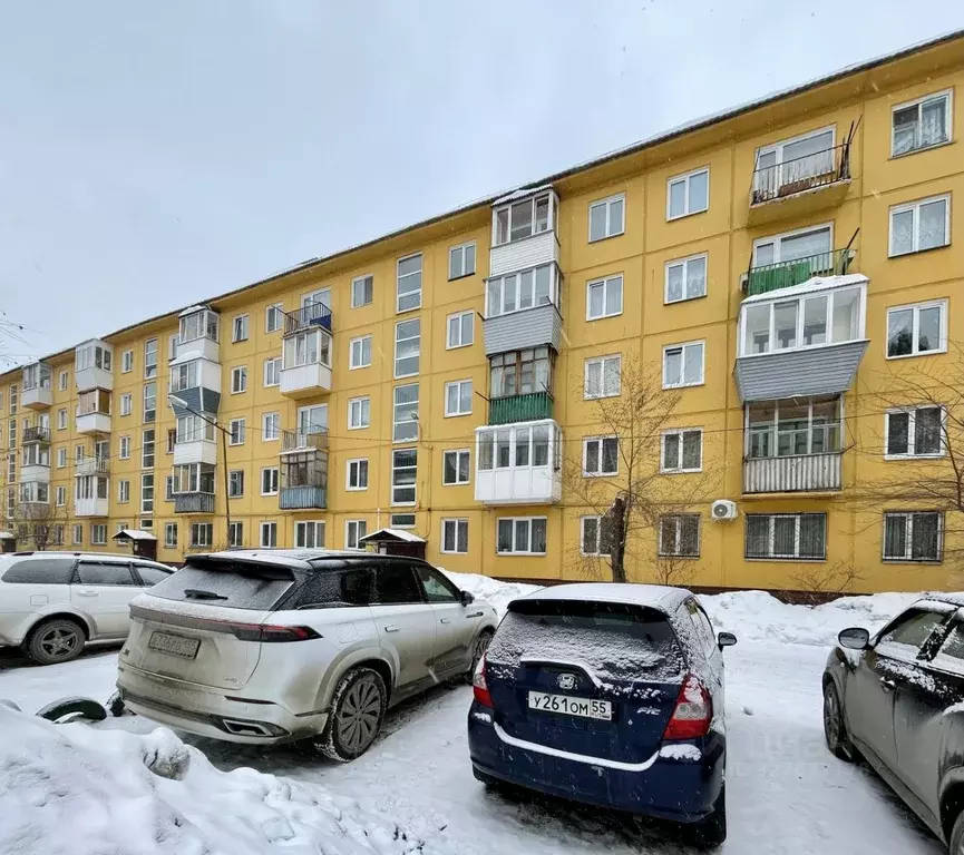 3-к кв. Омская область, Омск пос. Амурский, ул. Багратиона, 25А (59.0 ... - Фото 2