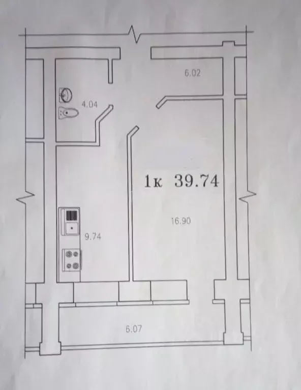 1-к кв. Томская область, Томск Черемошники мкр, ул. Кедровая, 34 ... - Фото 0