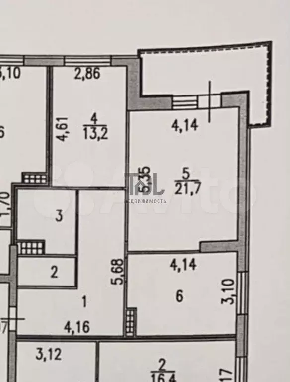 3-к. квартира, 80 м, 2/24 эт. - Фото 0