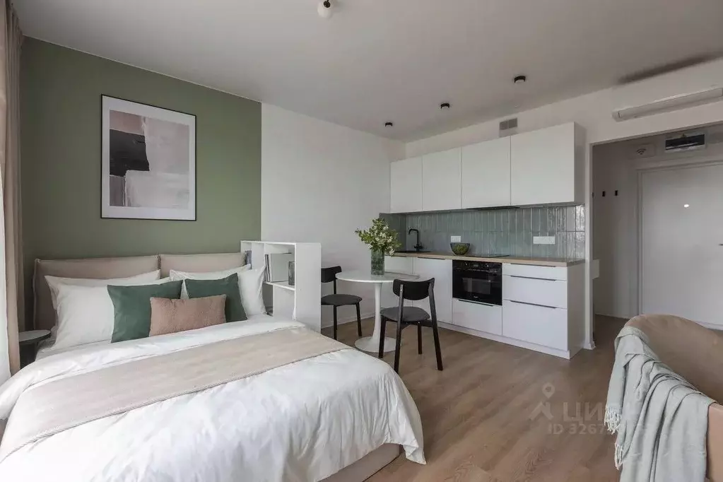 Студия Москва проезд Стройкомбината, 1 (25.2 м) - Фото 2