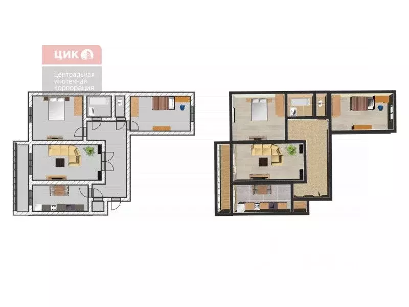 3-к кв. Рязанская область, Рыбное Большая ул., 12 (73.0 м) - Фото 2