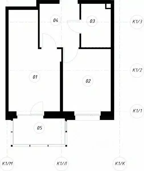 1-к кв. Татарстан, Казань ул. Гаврилова, 7к1 (35.78 м) - Фото 2