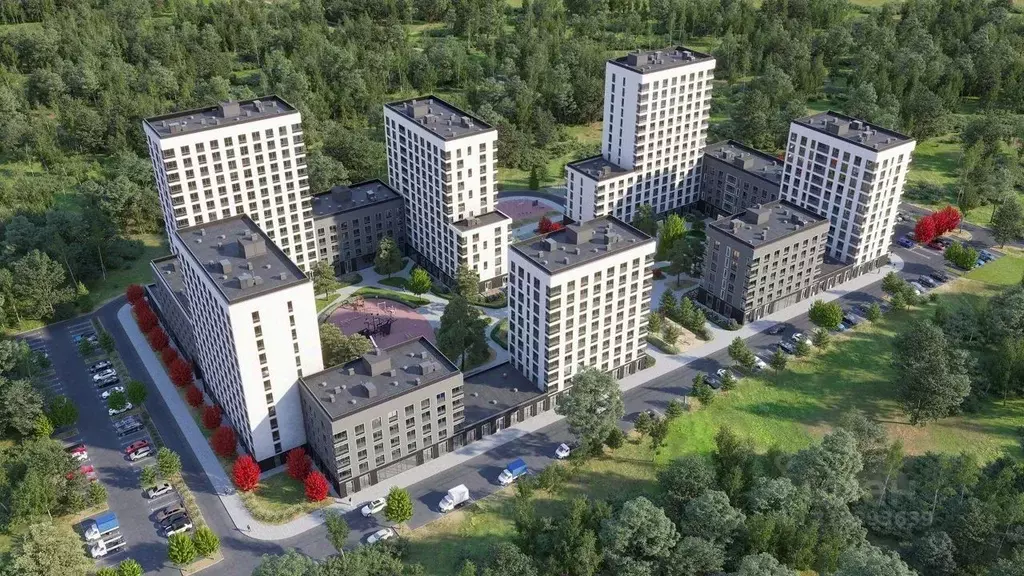 2-к кв. Смоленская область, Смоленск Среда жилой комплекс (58.25 м) - Фото 1