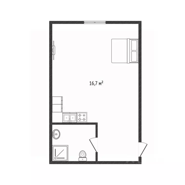 Студия Краснодарский край, Краснодар Музыкальный мкр, ул. Имени Сергея ... - Фото 1