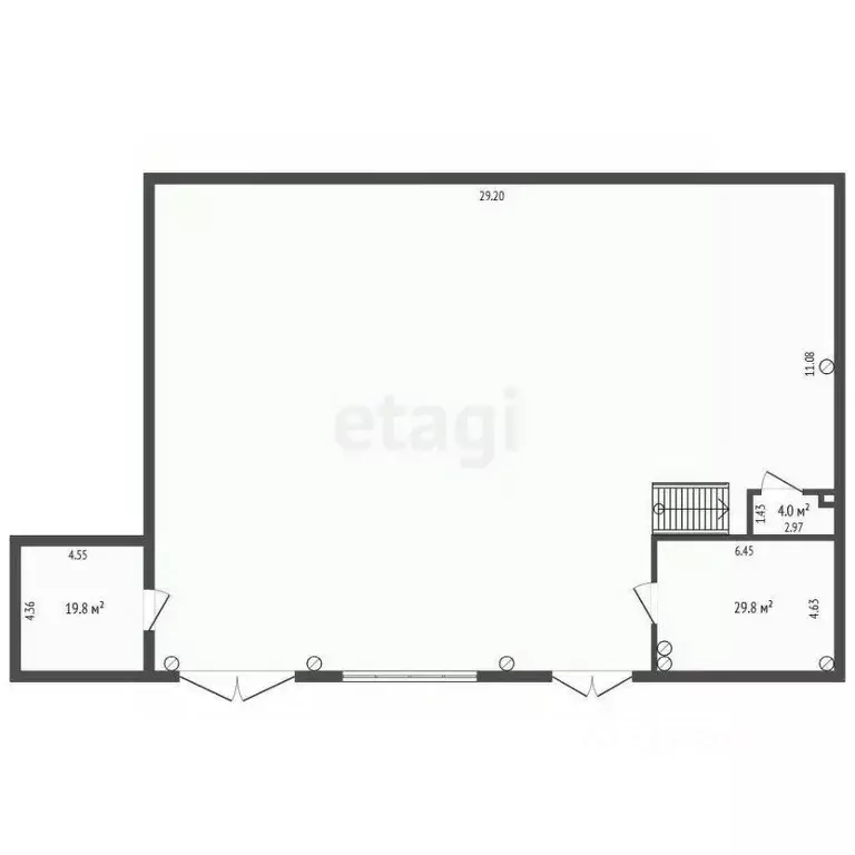 Склад в Тюменская область, Тюмень ул. Дружбы, 207с10 (556 м) - Фото 2