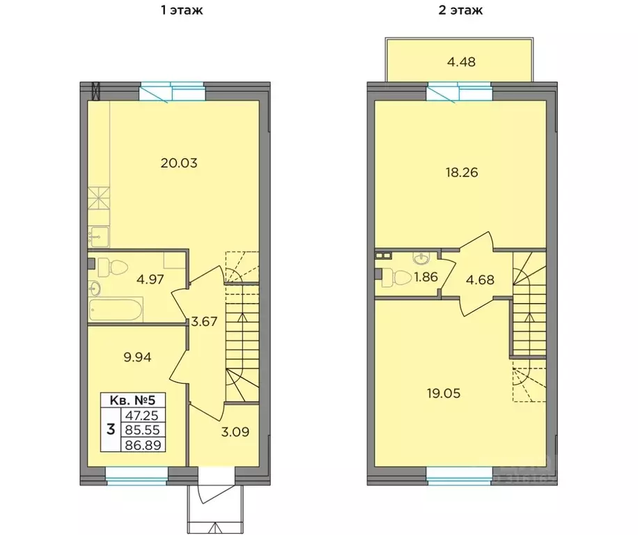 Таунхаус в Ленинградская область, Тосненский район, Федоровское ... - Фото 1
