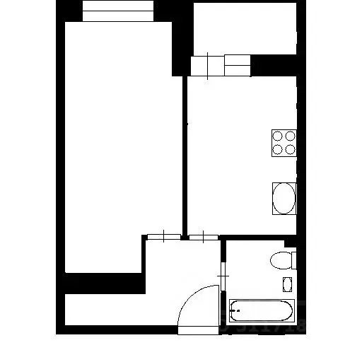 2-к кв. Москва Кировоградская ул., 6К1 (44.9 м) - Фото 1