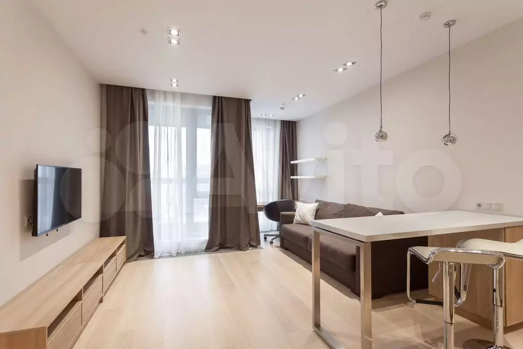 Квартира-студия, 32 м, 5/15 эт. - Фото 1
