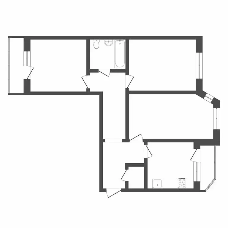 3-комнатная квартира: Тюмень, улица Энергетиков, 53к3 (96.5 м) - Фото 1