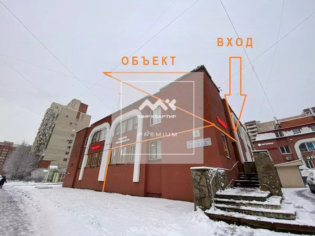 Помещение свободного назначения в Санкт-Петербург ул. Котина, 2 (76 м) - Фото 1