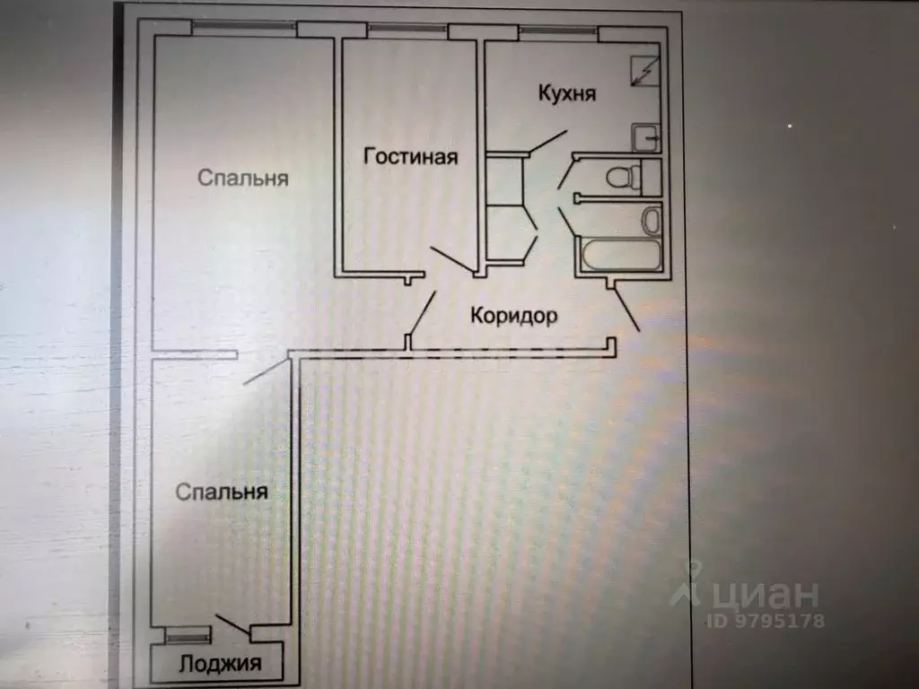 3-к кв. Татарстан, с. Высокая Гора ул. Юбилейная, 4 (55.8 м) - Фото 2
