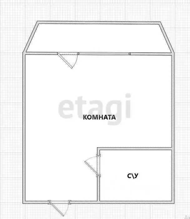 Студия Приморский край, Артем ул. Горького, 4А (14.6 м) - Фото 1