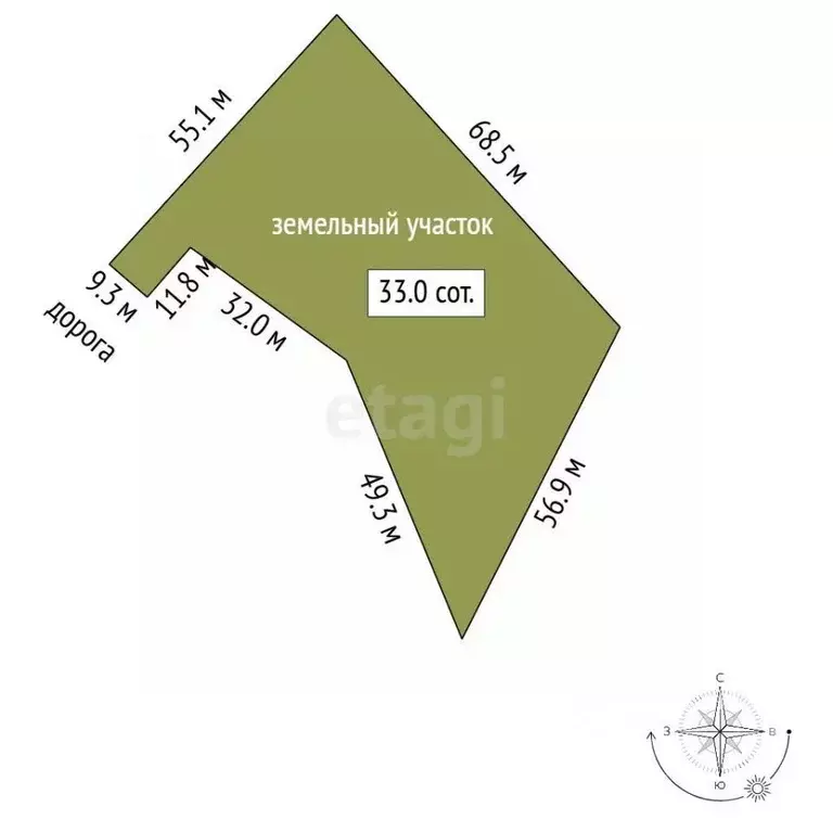 Участок в Ленинградская область, Выборгский район, Первомайское с/пос, ... - Фото 2