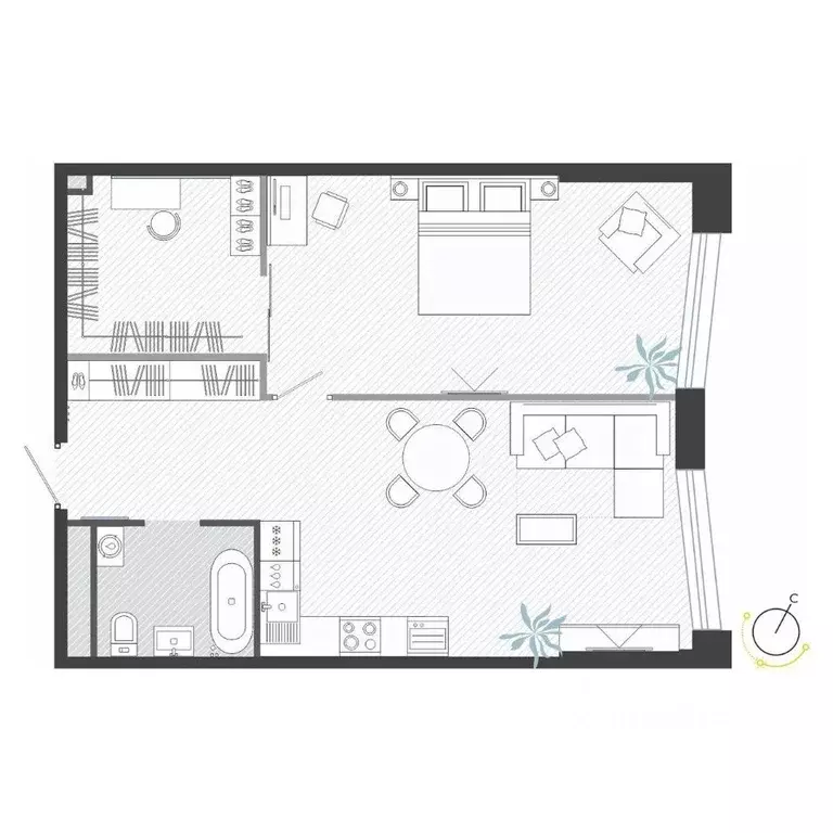 2-к кв. Приморский край, Владивосток ул. Нейбута (65.29 м) - Фото 1