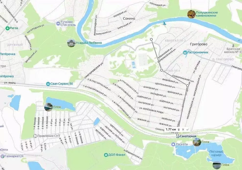 Участок в Московская область, Рузский муниципальный округ, Тучково пгт ... - Фото 1