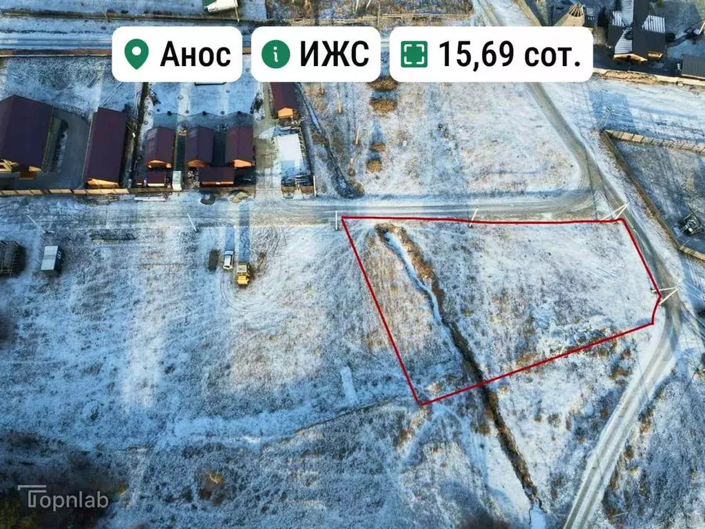 Участок в Алтай, Чемальский район, с. Анос Центральная ул., 41 (15.69 ... - Фото 1