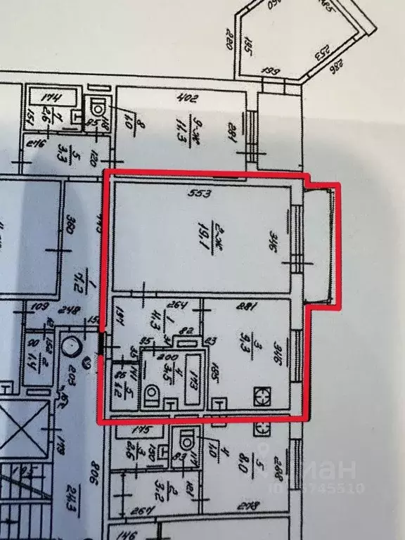 1-к кв. Калининградская область, Калининград Интернациональная ул., 54 ... - Фото 2