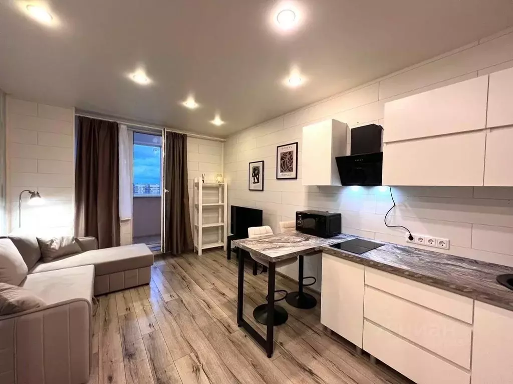 Студия Ленинградская область, Мурино Всеволожский район, просп. ... - Фото 1