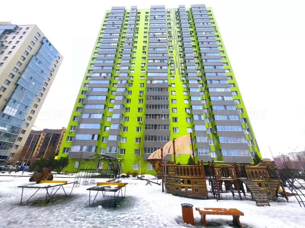 1-к кв. Татарстан, Казань ул. Рауиса Гареева, 109 (29.0 м) - Фото 1