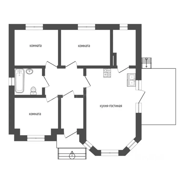 Коттедж в Тюменская область, Тюменский район, Онегин кп ул. Евгения ... - Фото 2