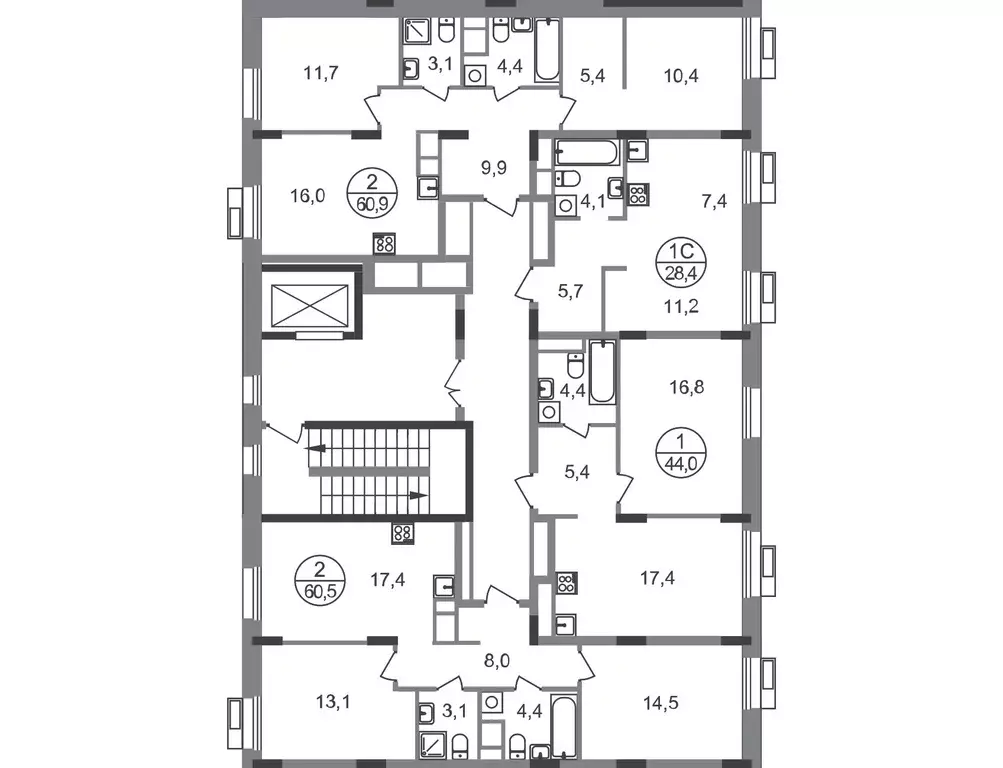 2-к кв. Московская область, Одинцовский городской округ, Заречье пгт ... - Фото 2