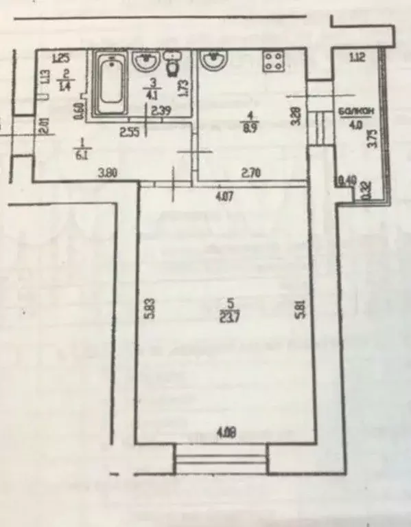 1-к кв. Башкортостан, Уфа ул. Менделеева, 229 (45.0 м) - Фото 2
