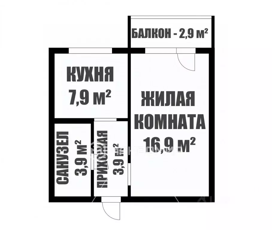 1-к кв. Кировская область, Киров ул. Чистопрудненская, 1к3 (32.4 м) - Фото 1