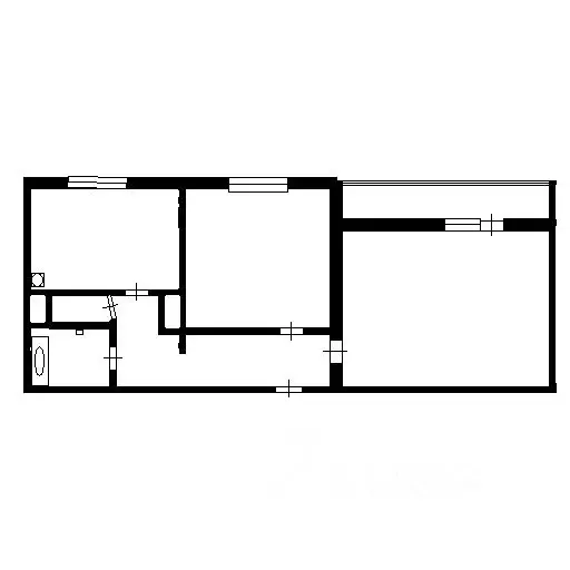 2-к кв. тюменская область, тобольск 7а мкр, 3 (50.9 м) - Фото 1