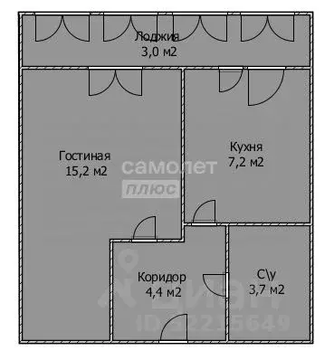 1-к кв. Башкортостан, Стерлитамак 23 Мая ул., 24А (34.0 м) - Фото 1