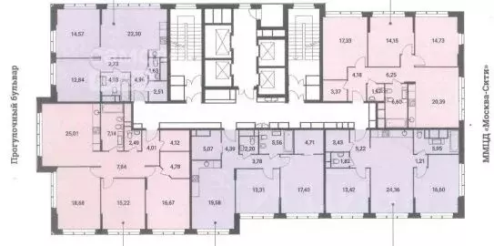 2-к кв. Москва Шмитовский проезд, 39к1 (70.71 м) - Фото 2