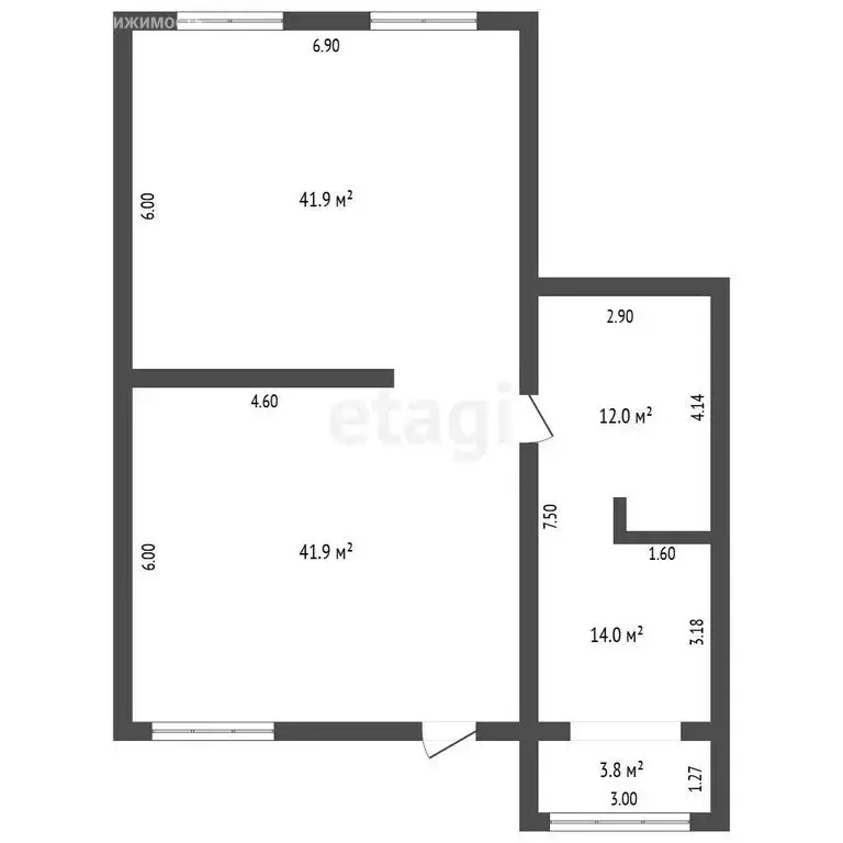 3-комнатная квартира: Нальчик, улица Тлостанова, 28Б (108.5 м) - Фото 1